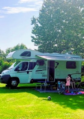 Motorhome site in Malvern